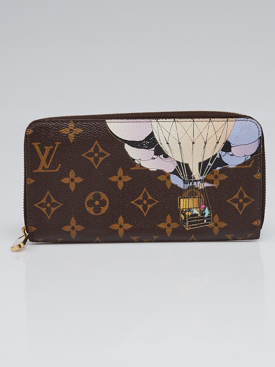 Louis Vuitton Wallet Zippy Monogram in Coated Canvas/Leather with