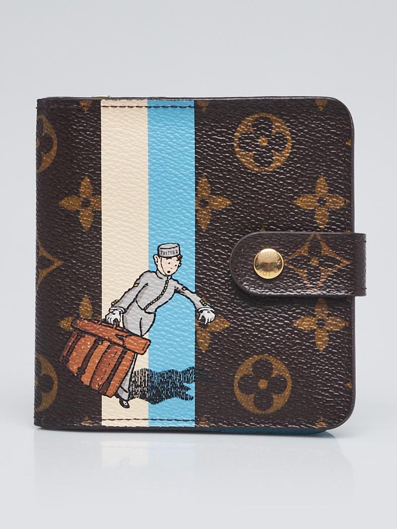LOUIS VUITTON FOREST　限定販売品 2014 未開封　2個 Louis Vuitton Limited Edition Blue Monogram Groom Compact Zippy