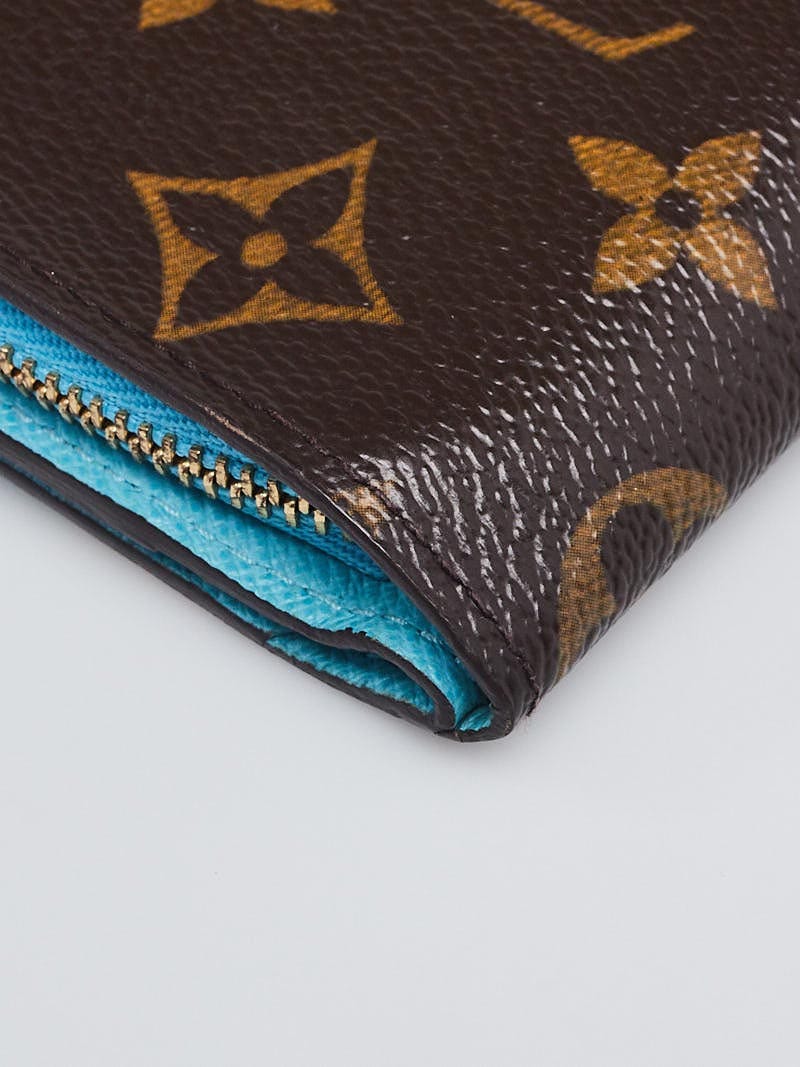 Louis Vuitton Limited Edition Blue Monogram Groom Compact Zippy Louis Vuitton Limited Edition Blue Monogram Groom Compact Zippy