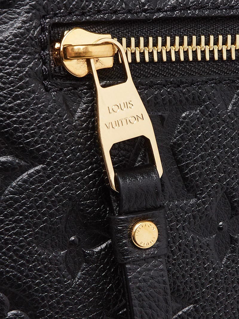 Louis Vuitton Black Monogram Empreinte Leather Pochette Metis - A