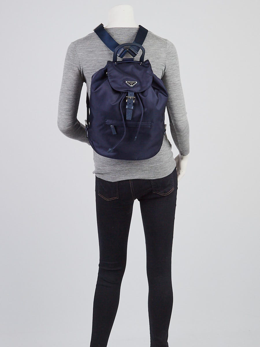 Prada Baltico Vela Nylon Logo Backpack Bag 1BZ032 | Yoogi's