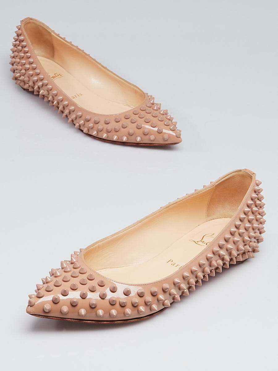 Louboutin on sale spike flats