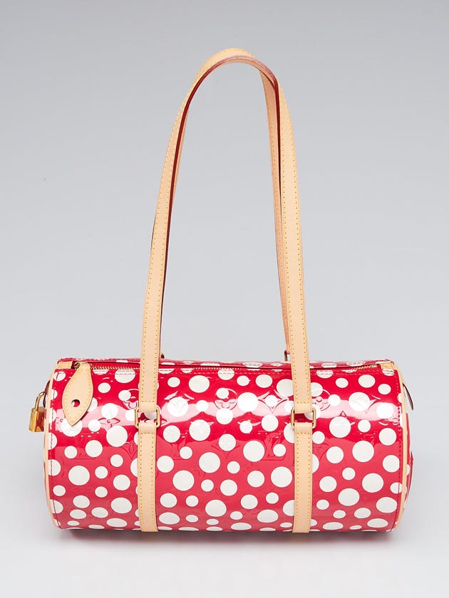 Louis Vuitton Limited Edition Yayoi Kusama Red Monogram Vernis Dots Infinity Papillon Bag