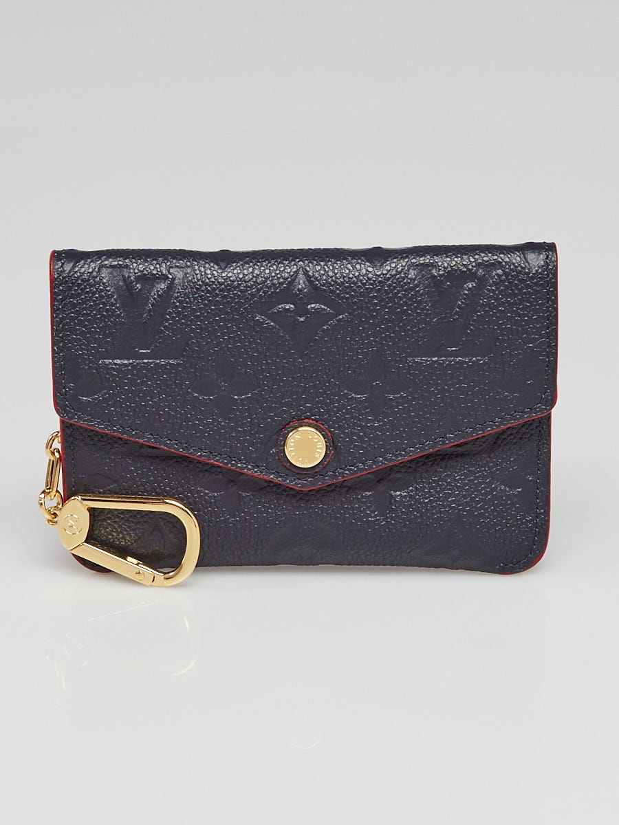 Louis Vuitton Marine Rouge Monogram Empreinte Leather Pochette