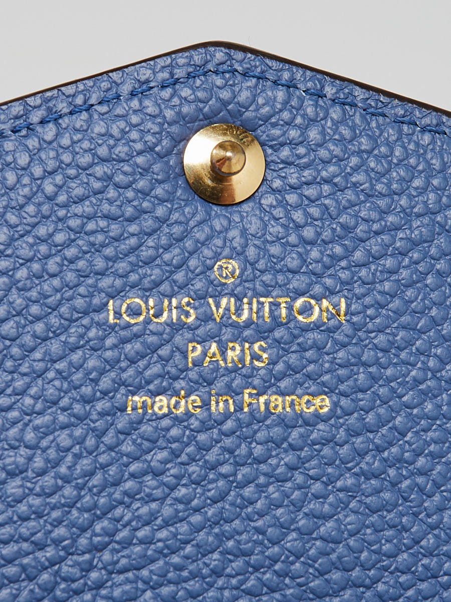 Louis Vuitton Blue Denim Monogram Denim Pochette Cles - Yoogi's Closet