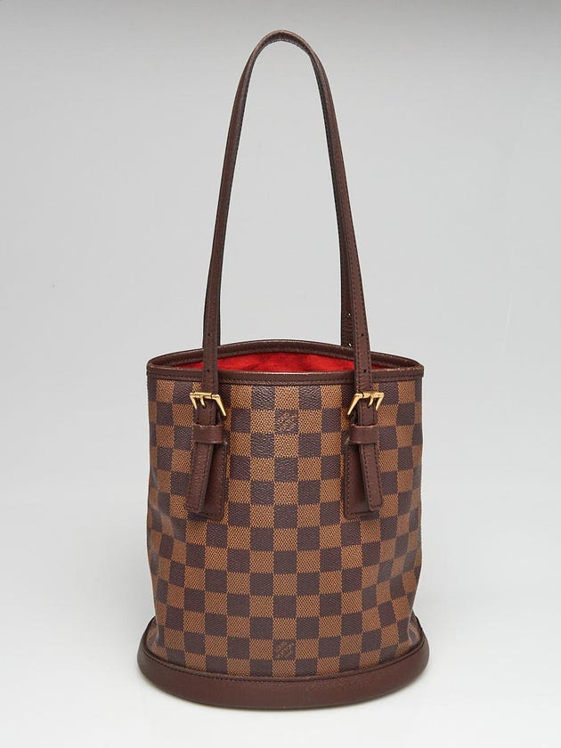 Louis Vuitton Damier Canvas Marais Bucket Bag w/o Accessories Pochette
