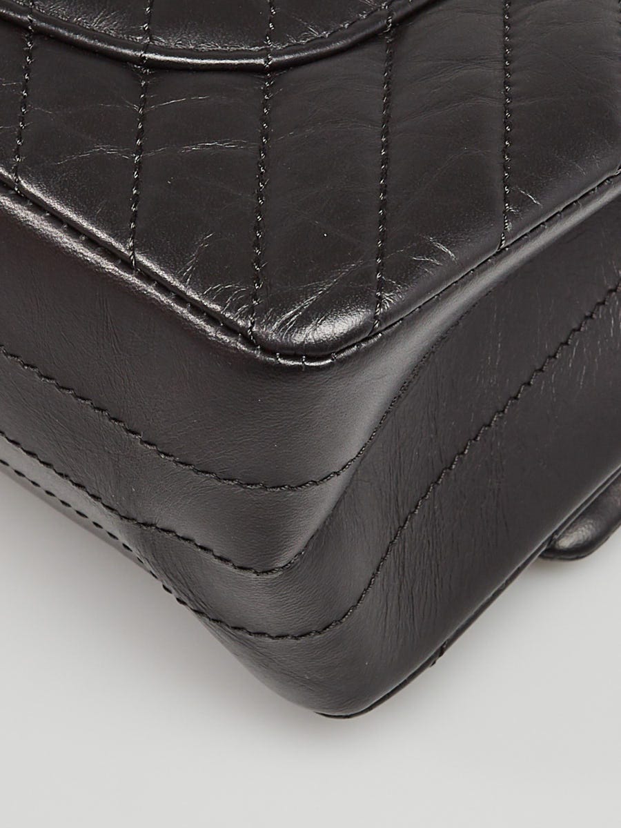 Aged Chevron Quilted 2.55 Reissue 225 Flap So Black – Trends Luxe