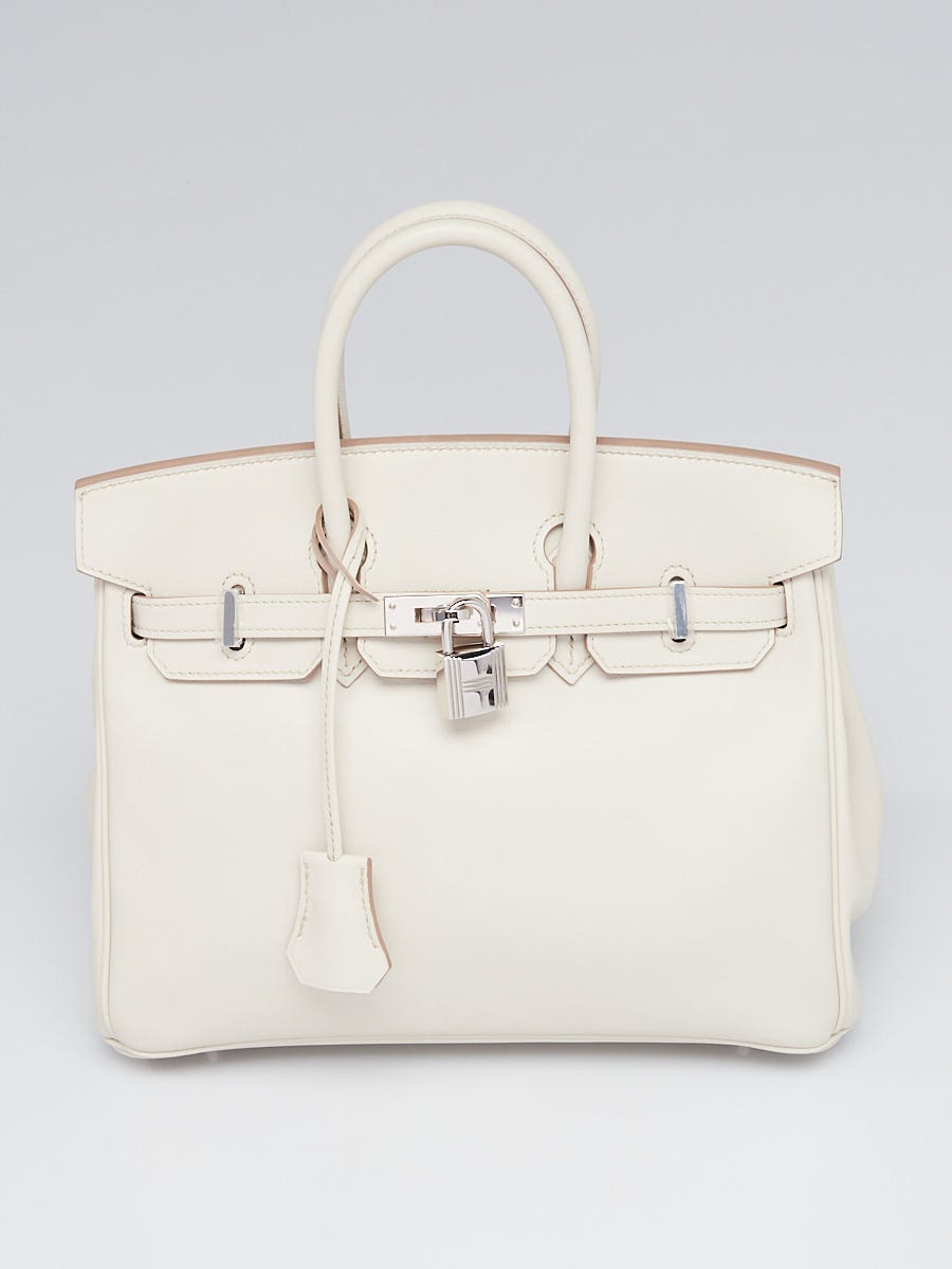 Hermes Birkin Bag 25cm Gris Perle Swift Gold Hardware