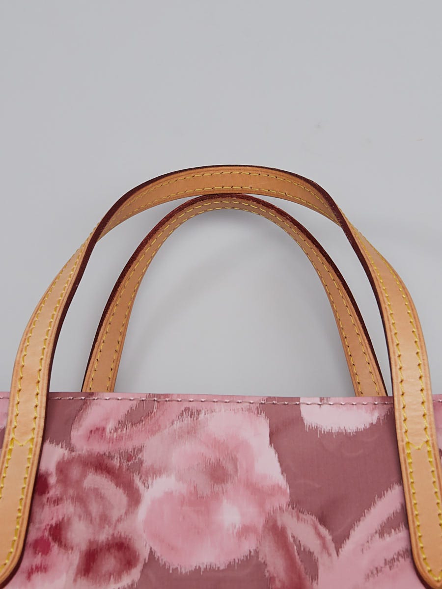 Louis Vuitton, Bags, Louis Vuitton Catalina Monogram Vernis Ikat Pink  Flower Handbag North South