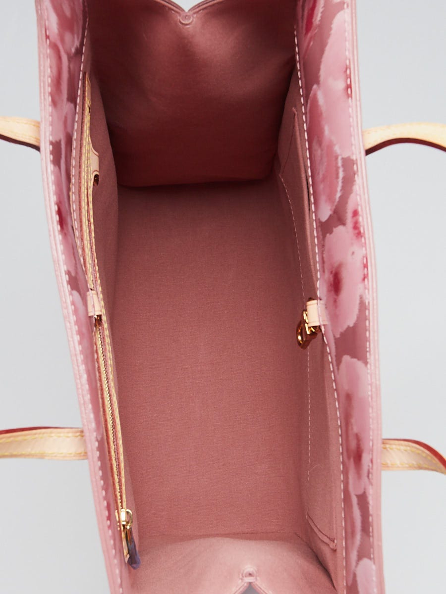 Louis Vuitton Pink Monogram Vernis Ikat Flower Catalina BB QJBAOPBWP2031