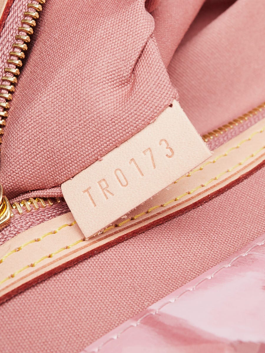 Louis Vuitton Limited Edition Rose Velours Monogram Vernis Ikat Catalina NS  Bag - Yoogi's Closet