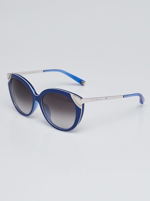 Louis Vuitton Blue Frame Amber Sunglasses Z0741E