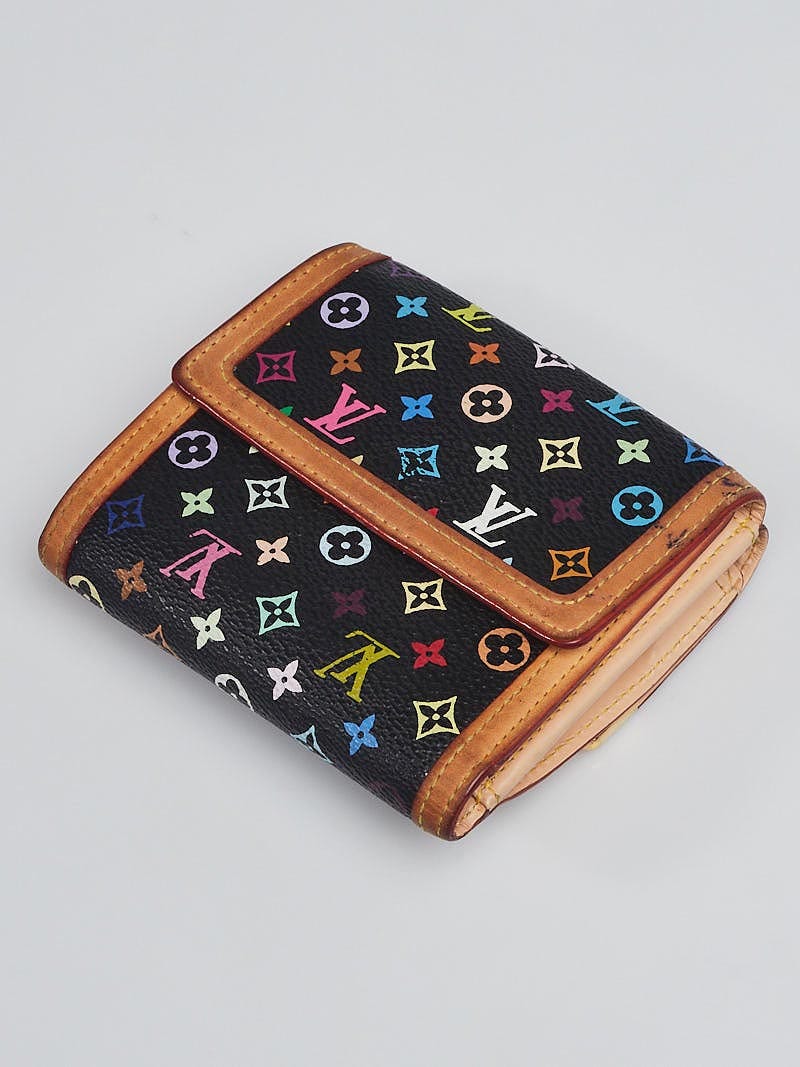 Louis Vuitton Multicolor Noir Bifold Compact Wallet
