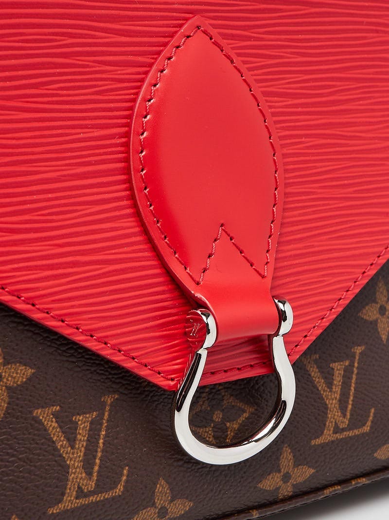 Louis Vuitton Saint Michel Bag in Monogram Canvas and Epi Leather