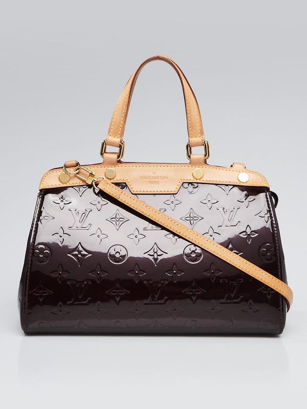 Louis Vuitton Amarante Monogram Vernis Brea PM Bag
