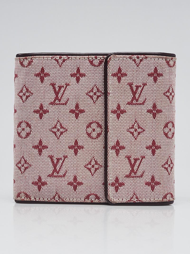 Louis Vuitton Cherry Monogram Mini Lin Canvas Compact Wallet - Yoogi's  Closet