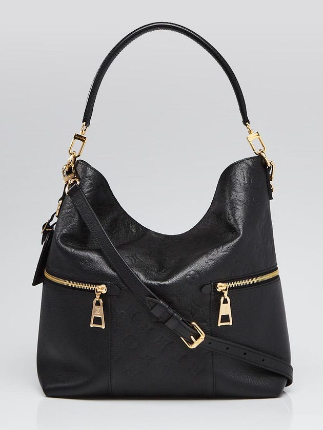 Louis Vuitton Black Monogram Empreinte Leather Melie Bag