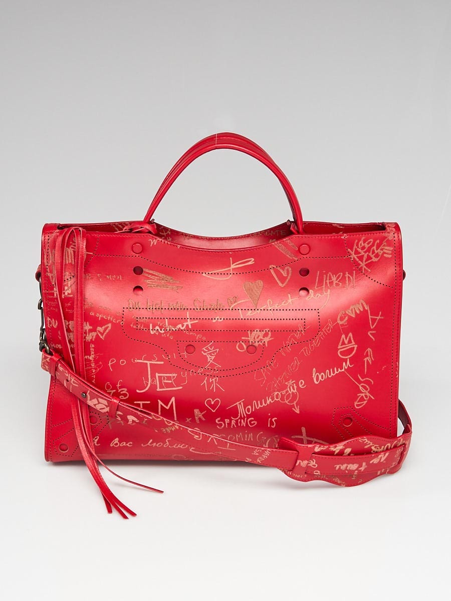 Balenciaga blackout city aj shoulder bag 2025