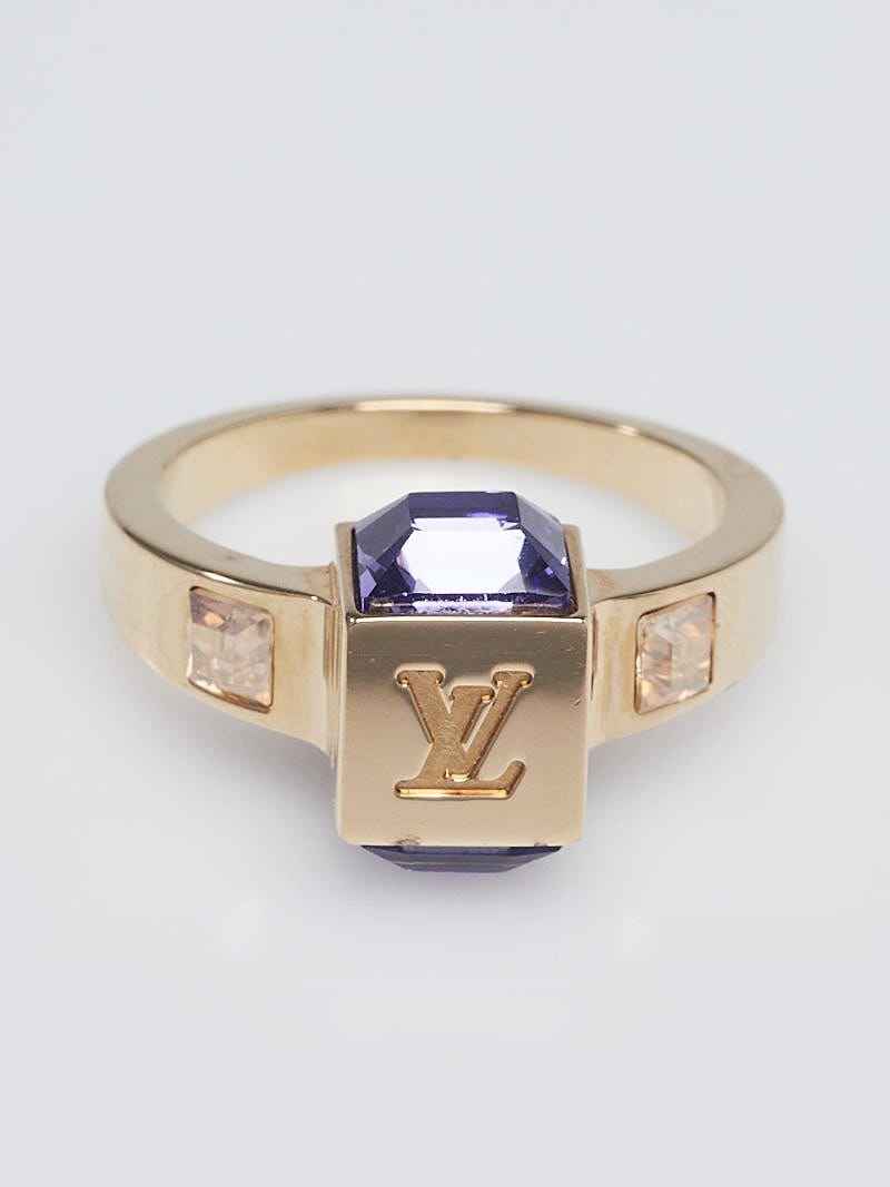 Louis Vuitton Crystal Gamble Ring