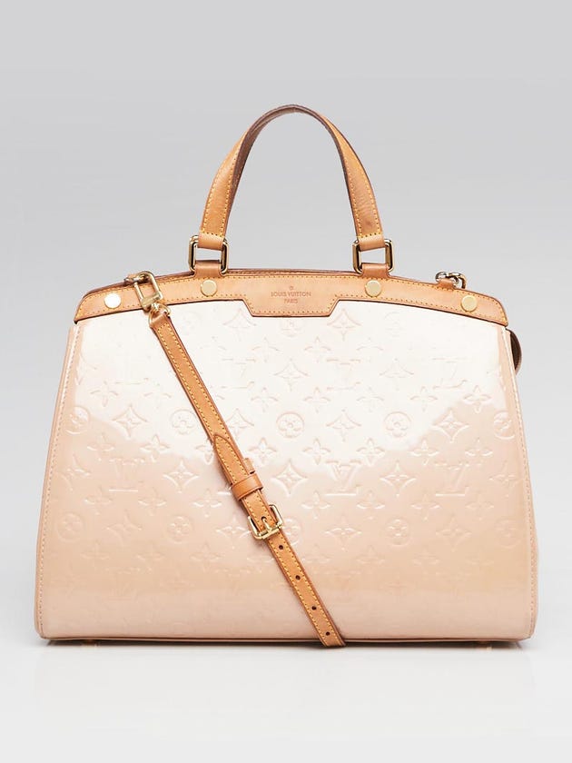 Louis Vuitton Rose Florentine Monogram Vernis Brea GM Bag