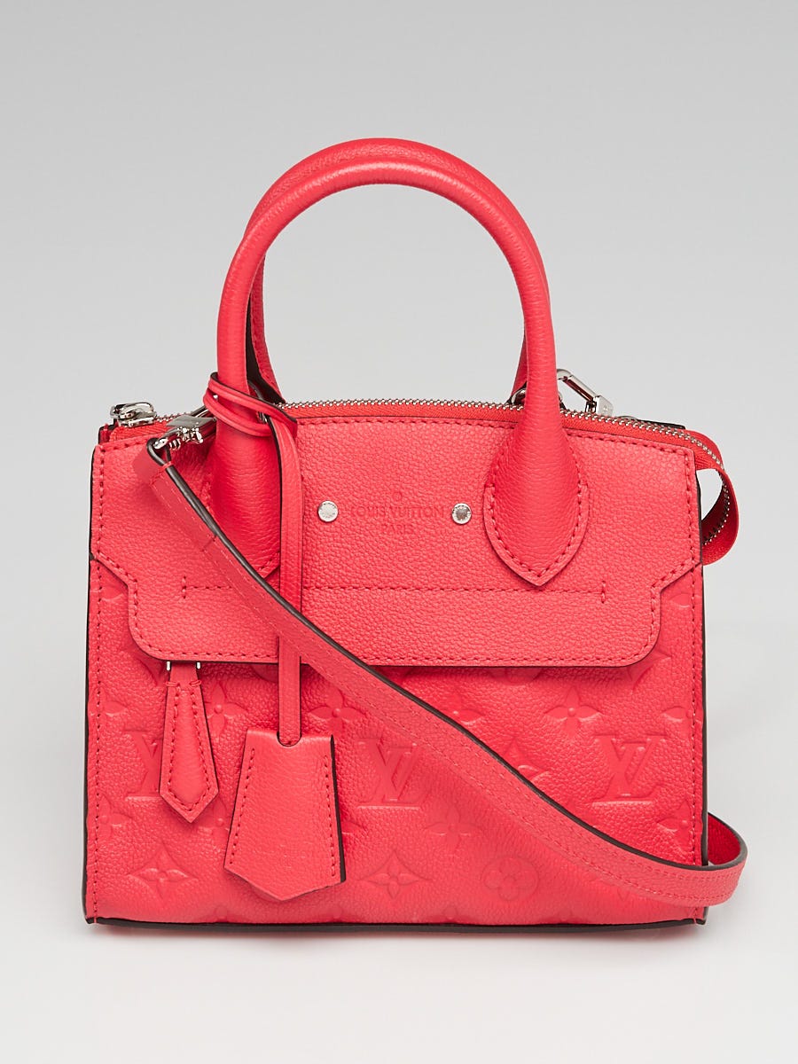 Louis Vuitton Poppy Monogram Empreinte Leather Pont Neuf Mini Bag - Yoogi's  Closet