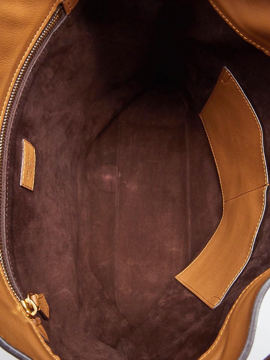 Louis Vuitton Noisette Parnassea Leather Bagatelle Bag - Yoogi's Closet