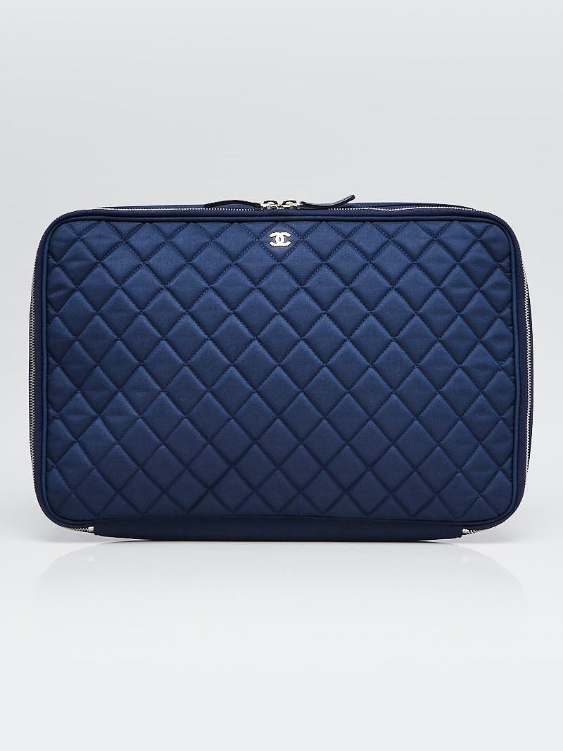 Chanel Quilted Laptop Case