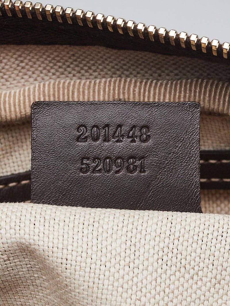 Gucci Beige Ebony GG Supreme Coated Canvas Flat Messenger Bag Yoogi s Closet