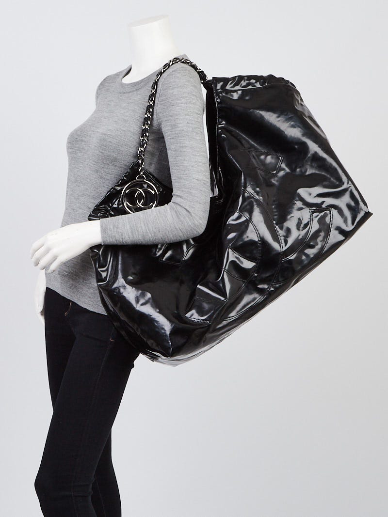 Coco cabas travel bag Chanel Black in Plastic - 22206279