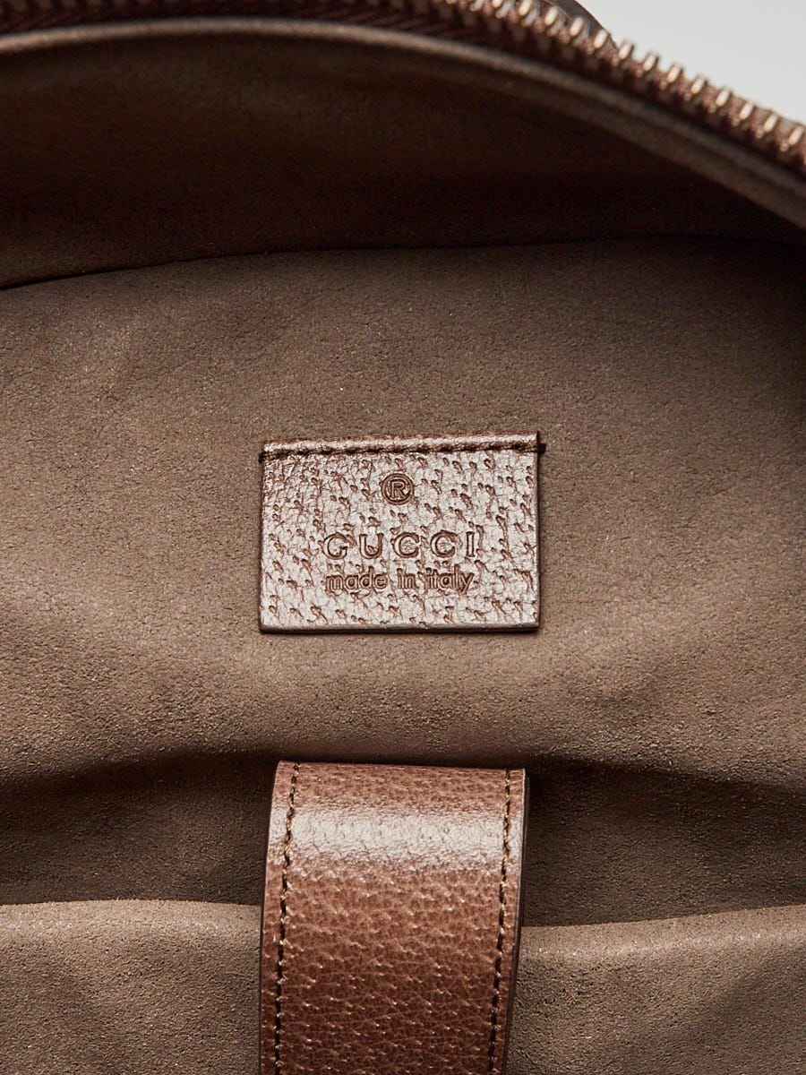 Gucci Beige/Ebony GG Coated Canvas Supreme Animalier Bee Backpack