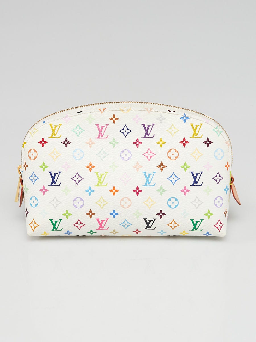Louis Vuitton White Monogram Multicolore Wapity Case - Yoogi's Closet