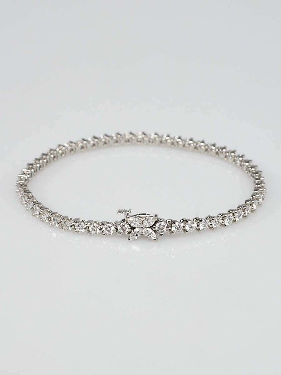 American Diamond Bracelet for Weddings and Party  Anniversary Gift  Gift  for Girlfriend  Ramona Crystal Bracelet by Blingvine