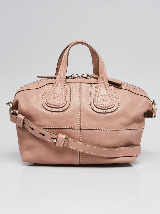 Givenchy Taupe Lambskin Leather Micro Nightingale Bag