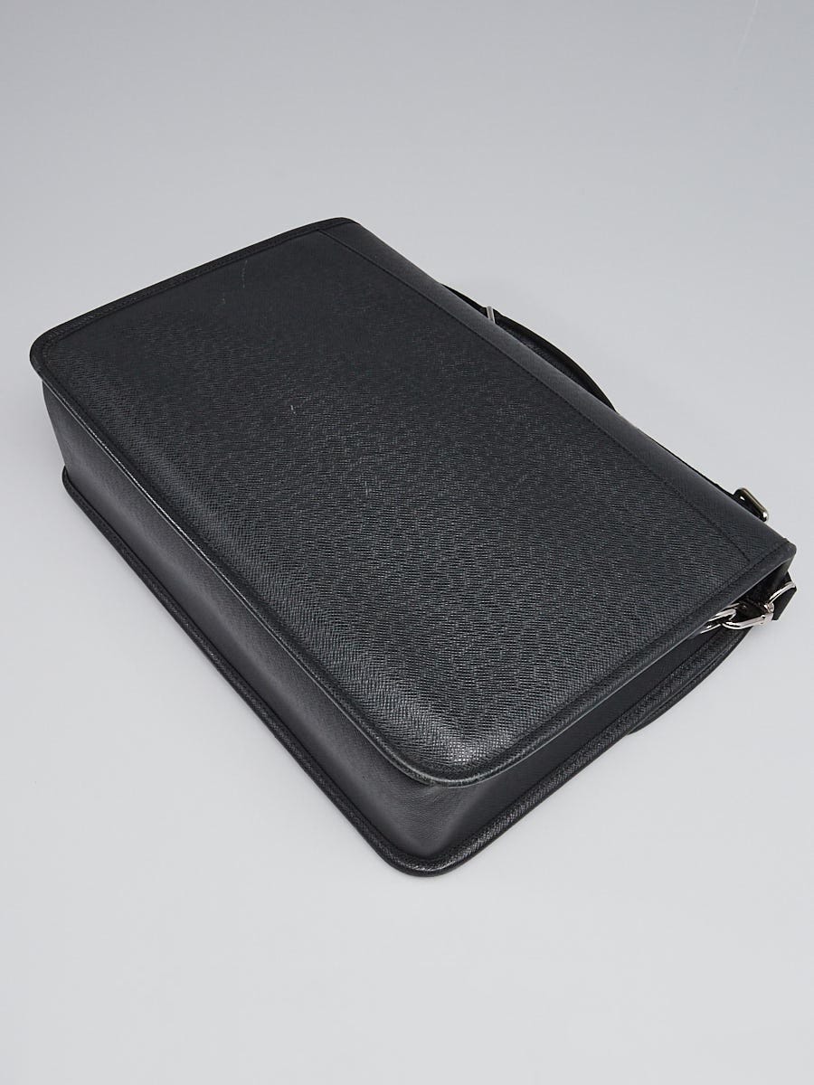 Louis Vuitton Ardoise Taiga Leather Anton Briefcase Bag