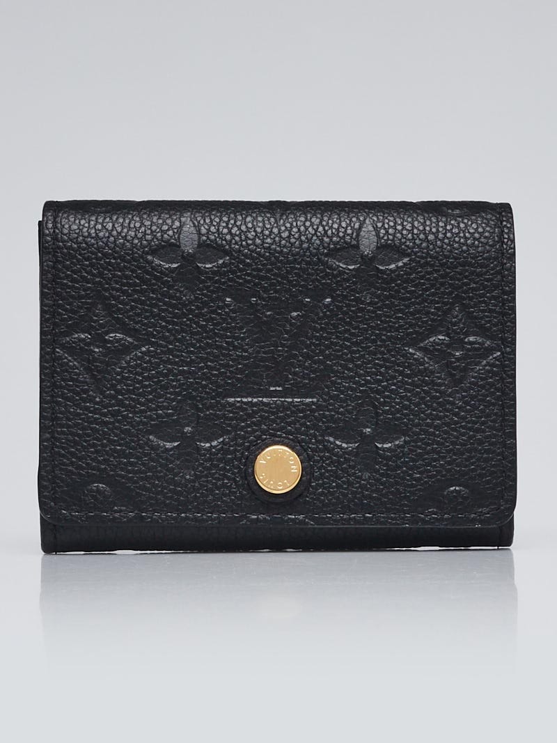 Louis Vuitton Black Monogram Empreinte Business Card Holder Wallet -  Yoogi's Closet
