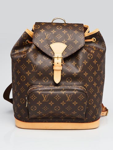 Louis Vuitton Monogram Canvas Montsouris GM Backpack Bag | Yoogi's Closet Louis Vuitton Monogram Canvas Montsouris GM Backpack Bag | Yoogi's Closet