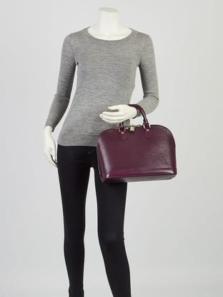 Louis Vuitton Alma customized Brown Cloth ref.279195 - Joli Closet