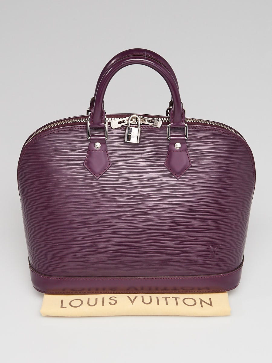 Louis Vuitton Black Monogram Vernis Alma GM Bag - Yoogi's Closet