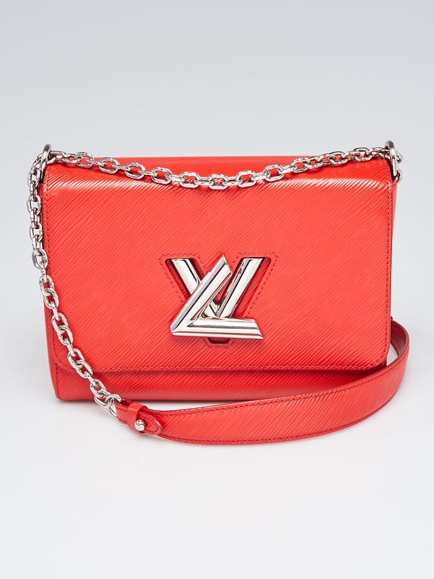 Louis Vuitton Coquelicot Epi Leather Twist MM Bag