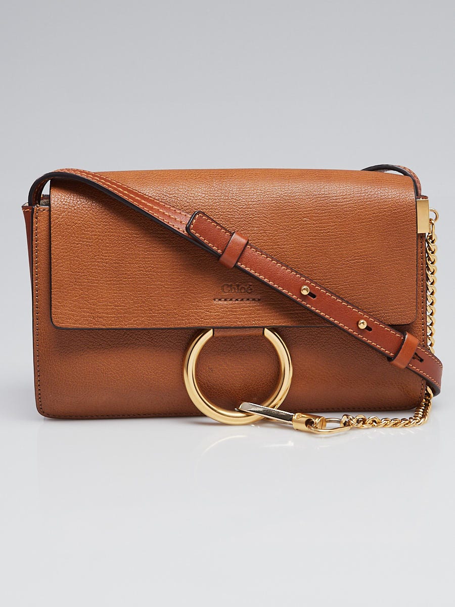 Small faye new arrivals leather shoulder bag