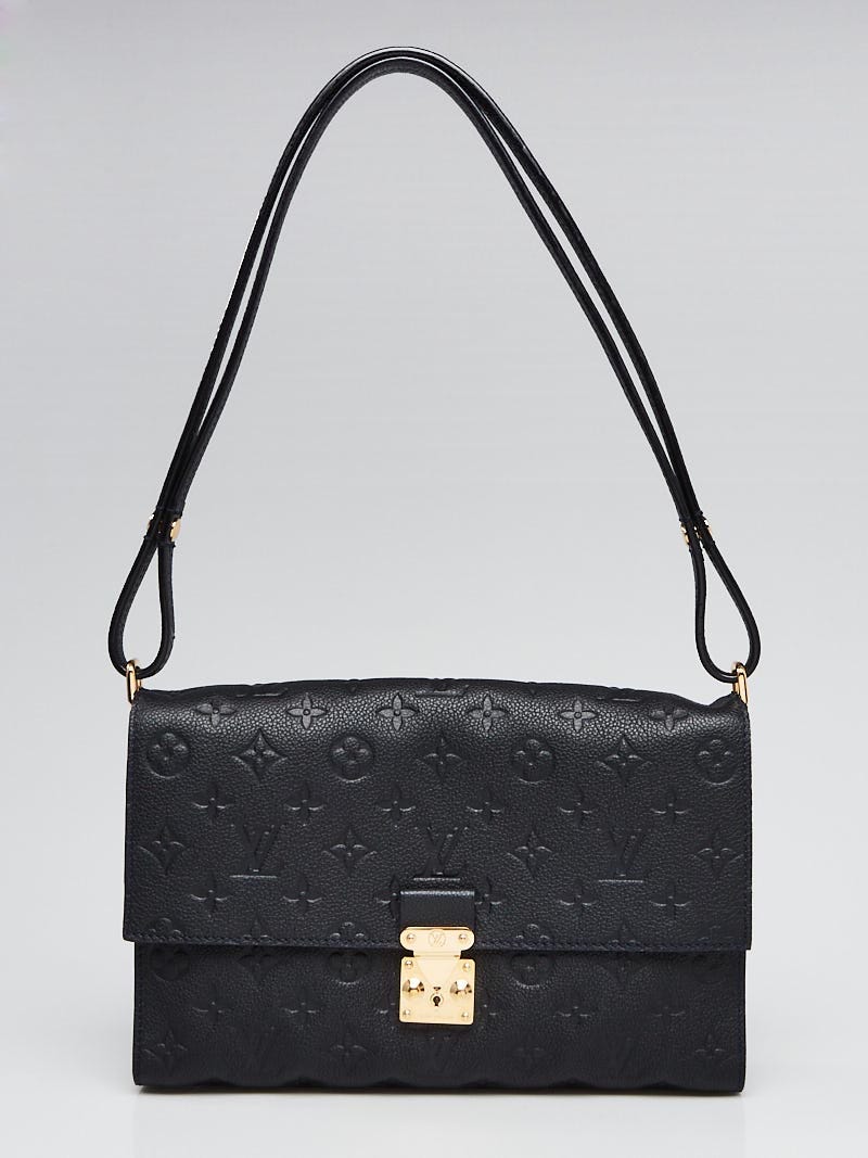 Louis Vuitton Black Monogram Empreinte Leather Fascinante Shoulder Bag  Louis Vuitton