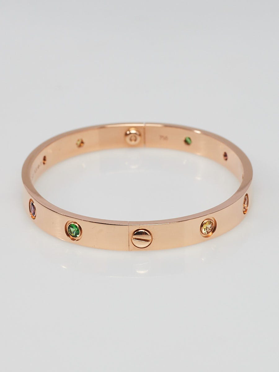 Cartier love bracelet with sapphires hotsell