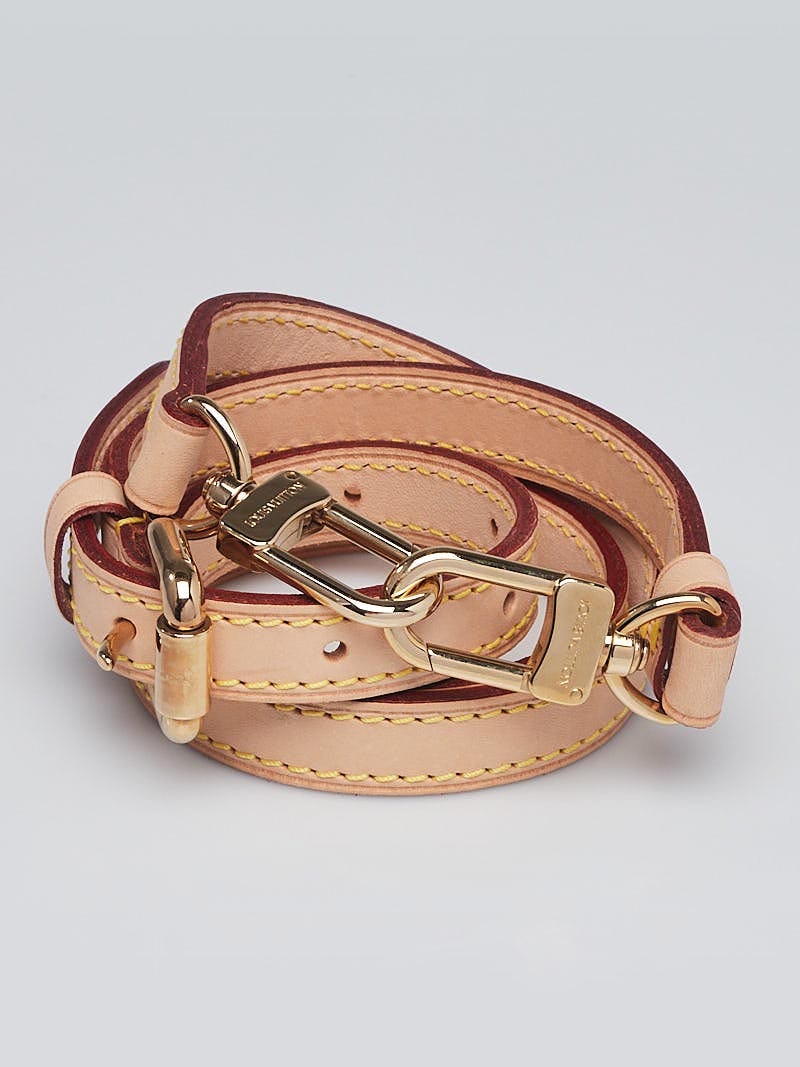 Louis Vuitton 16mm Brown Leather Shoulder Strap - Yoogi's Closet