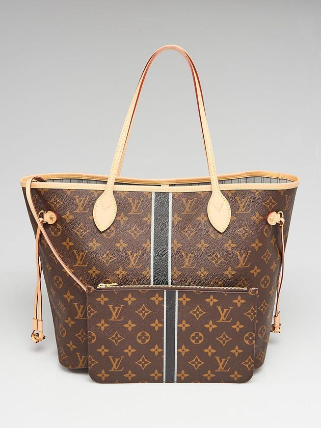 Louis Vuitton Mon Monogram Canvas Neverfull MM NM Bag