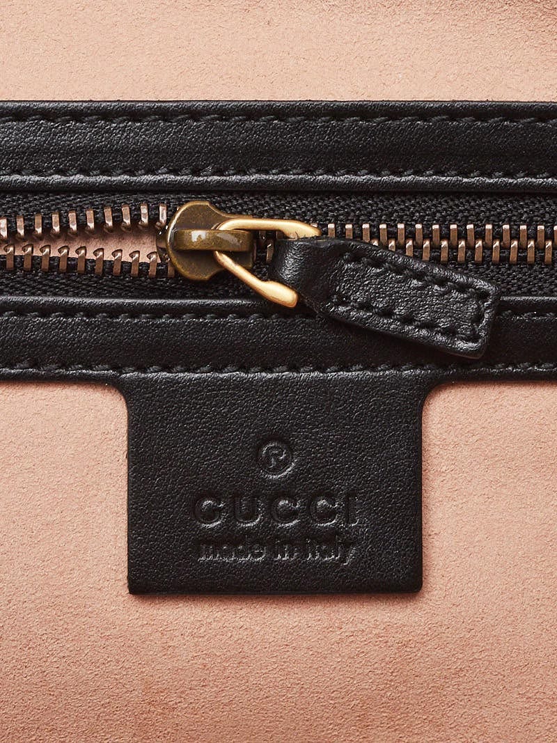 Gucci Black Quilted Leather Marmont Small Shoulder Bag
