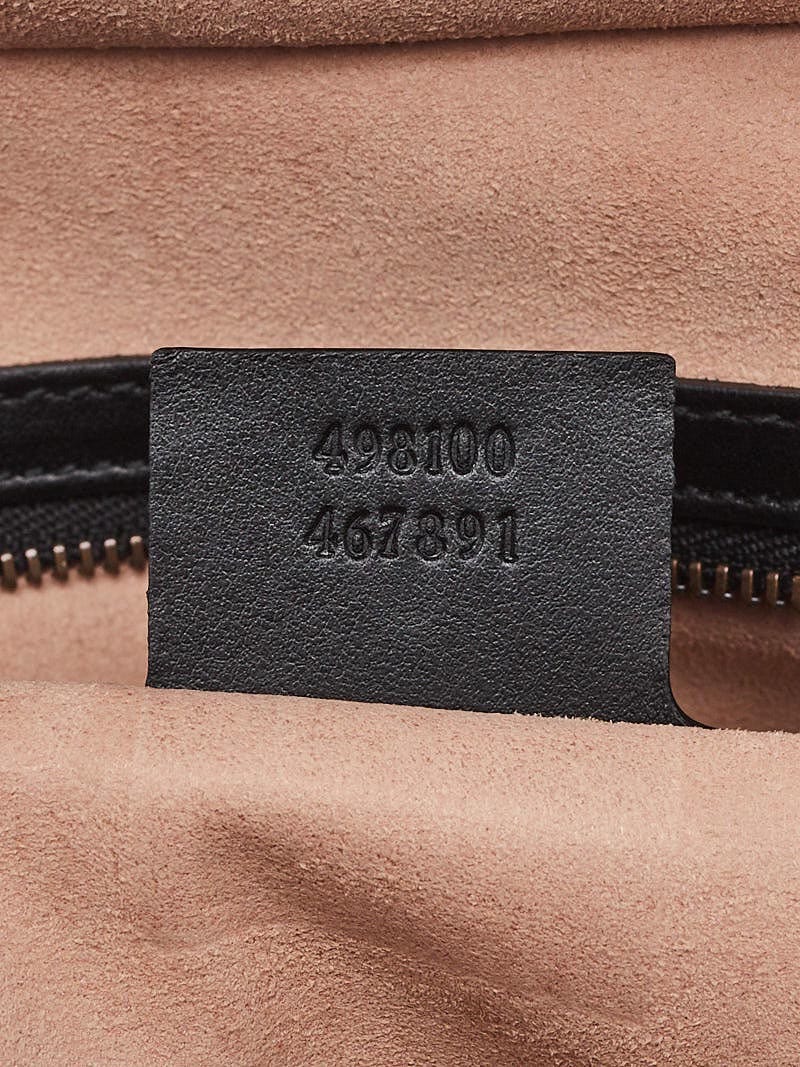 Gucci Black Quilted Leather Marmont Small Shoulder Bag Yoogi s Closet