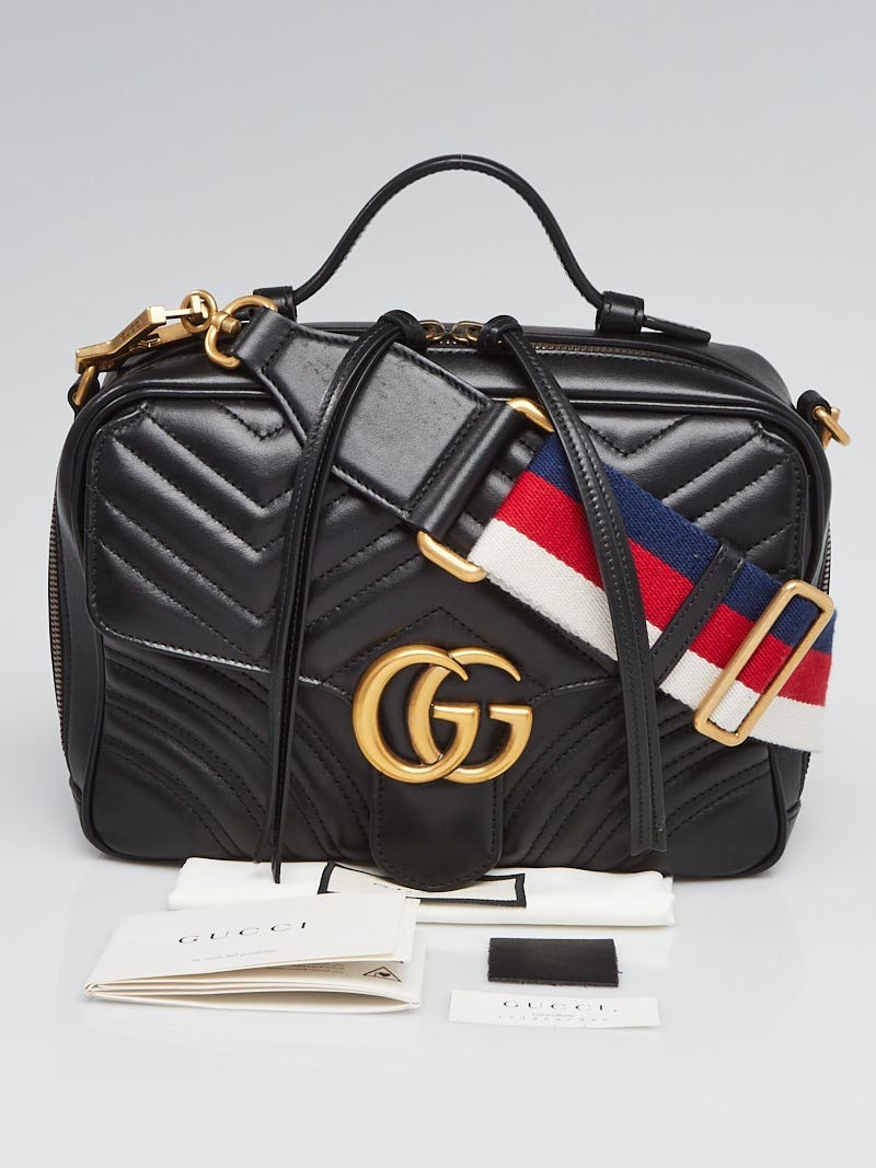 Gucci Black Quilted Leather Marmont Small Shoulder Bag Yoogi s