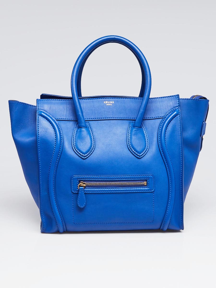Micro luggage handbag in clearance smooth calfskin