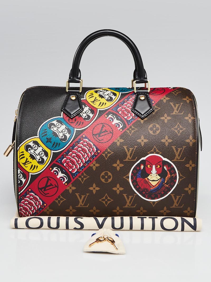 Louis Vuitton Limited Edition Monogram Kabuki Speedy 30 Bag - Yoogi's Closet