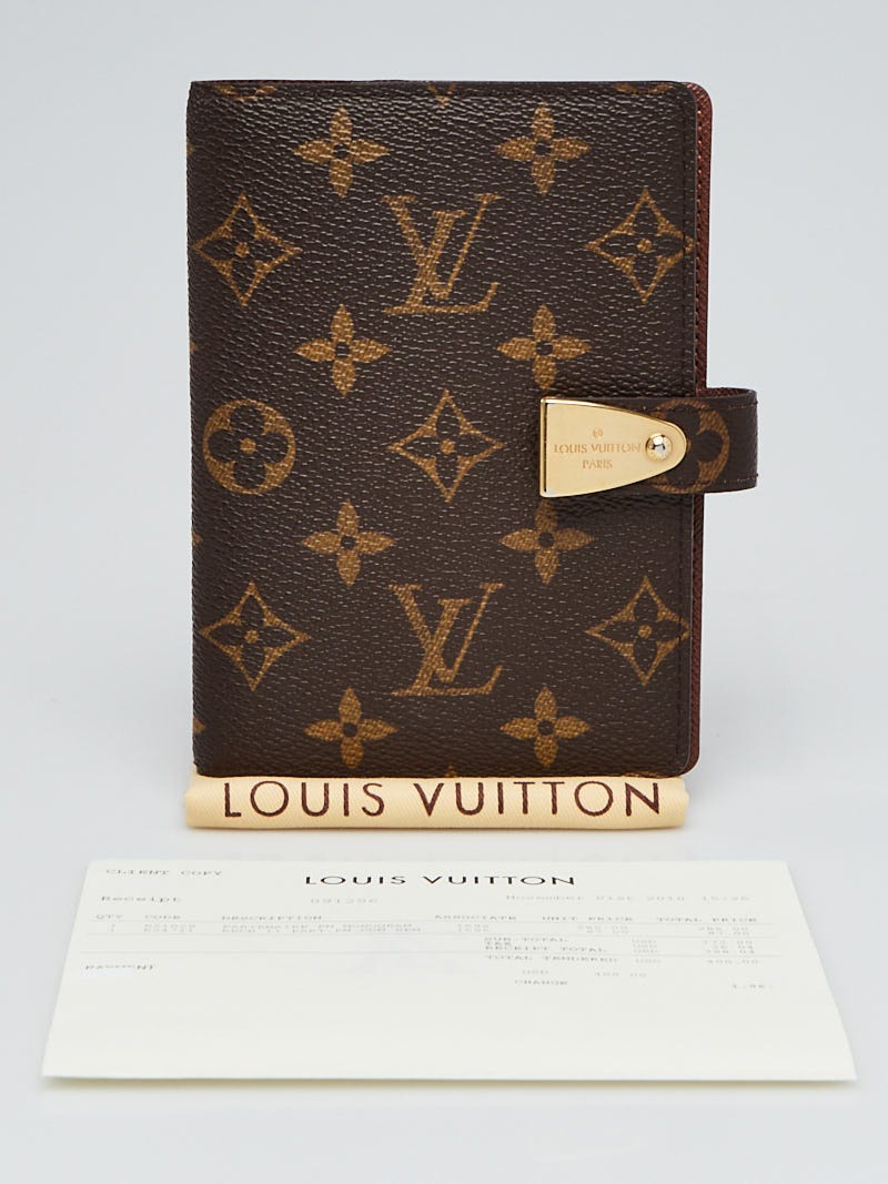 Louis Vuitton Monogram Canvas Partenaire Agenda Cover/Notebook - Yoogi's  Closet